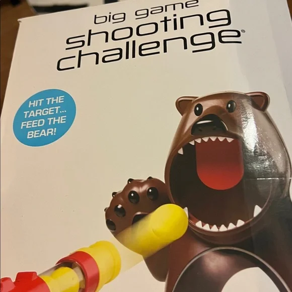 Shooting Challenge Bear Toy with Red and Brown Colors - Picture 3 of 9